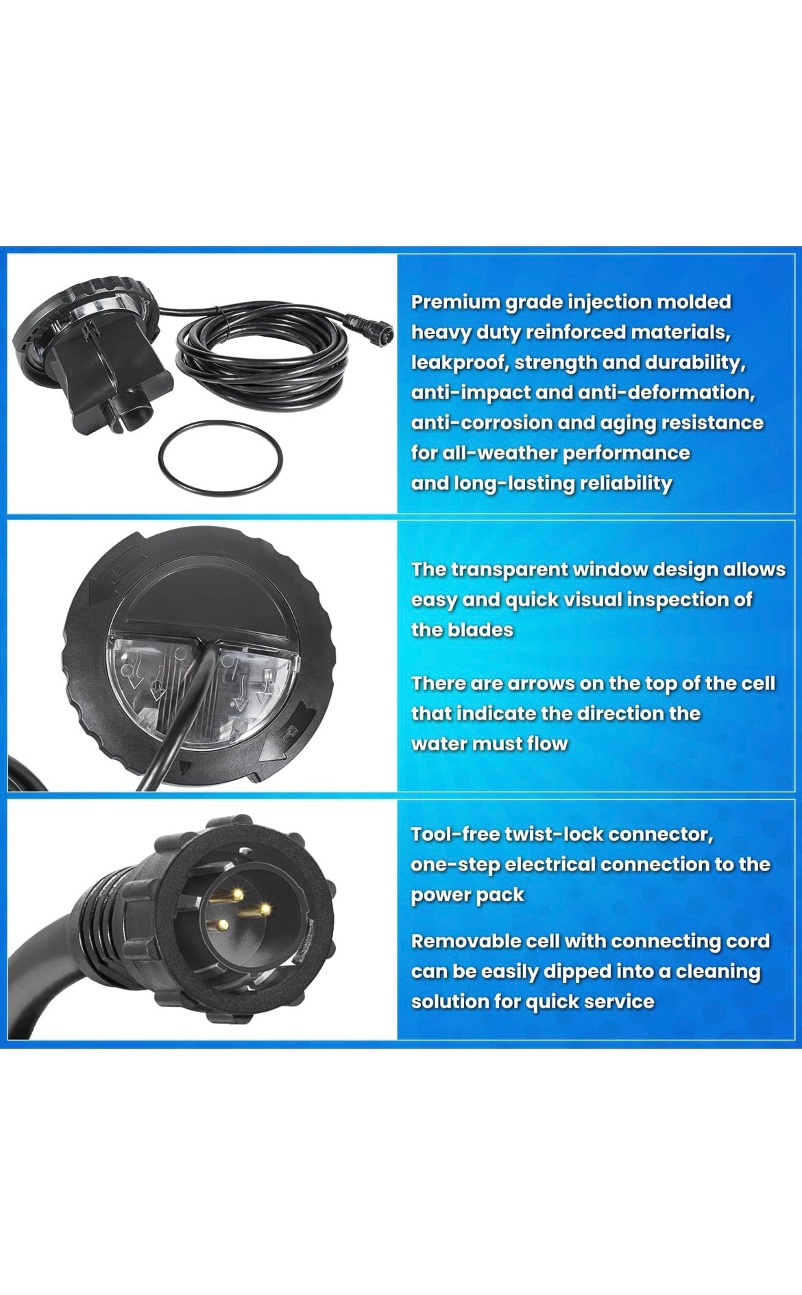 Truclear salt cell assembly