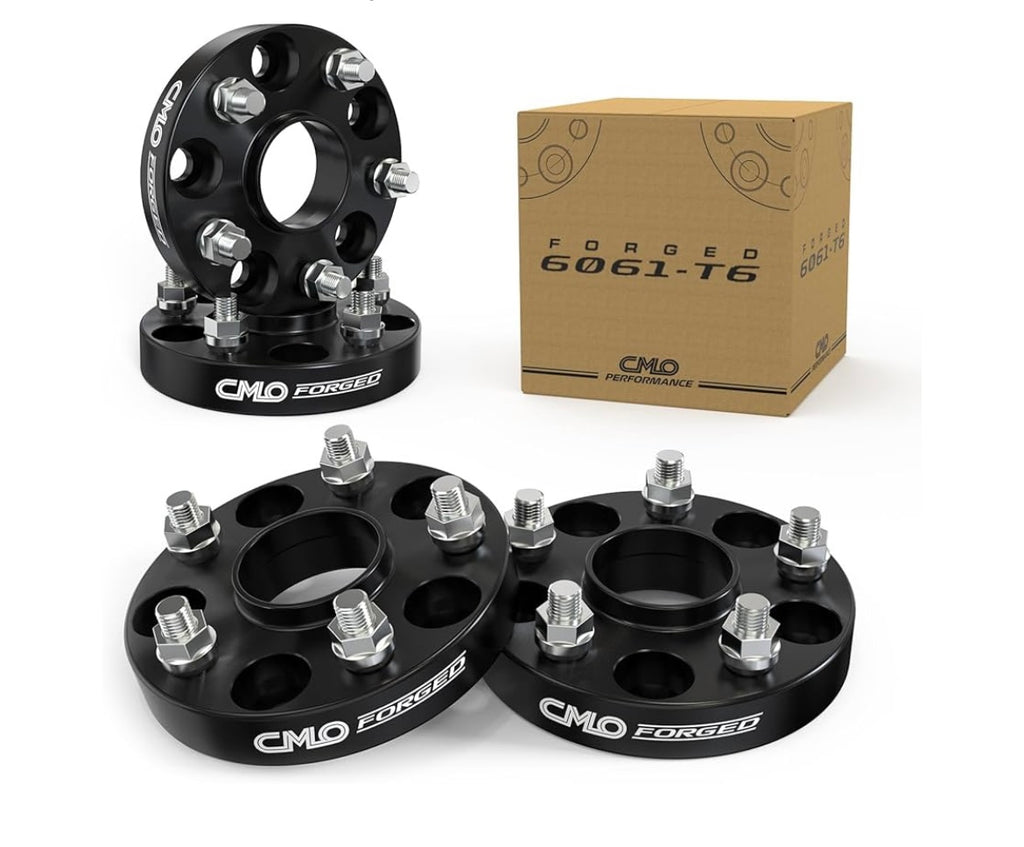 1 inch black wheel spacers