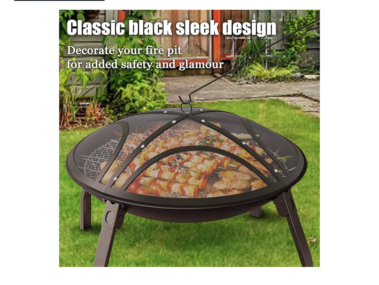 Tusgenk Fire Pit Spark Screen.