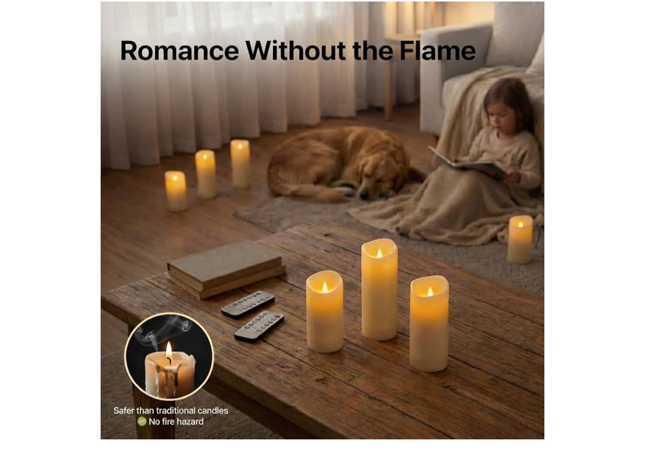 Flameless LED Candles.