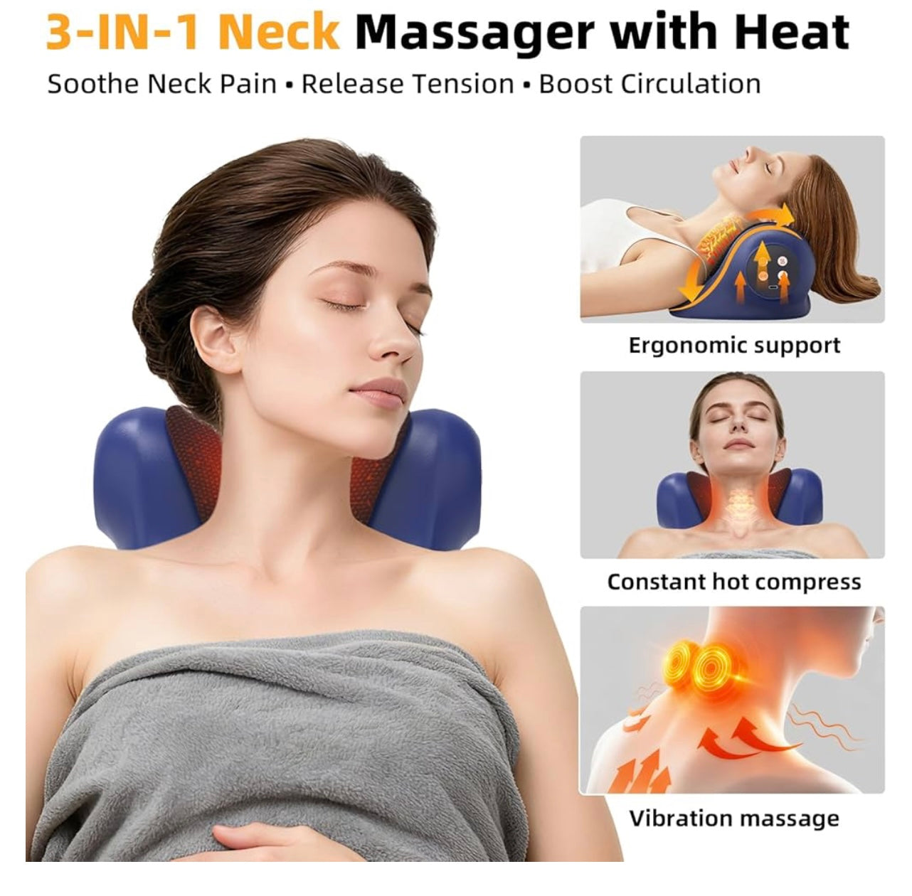 Anzzat Multifunctional Pillow Massager.