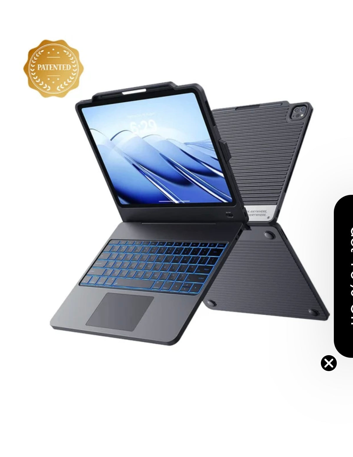 Chesona Armor Dock Key Board Case For IPad Pro.