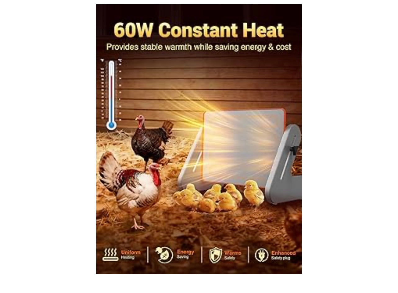 Coop Heater and Chicken Brooder.