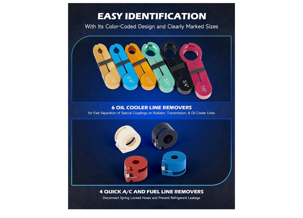 Orion Motor Tech Quick Disconnect Tools.