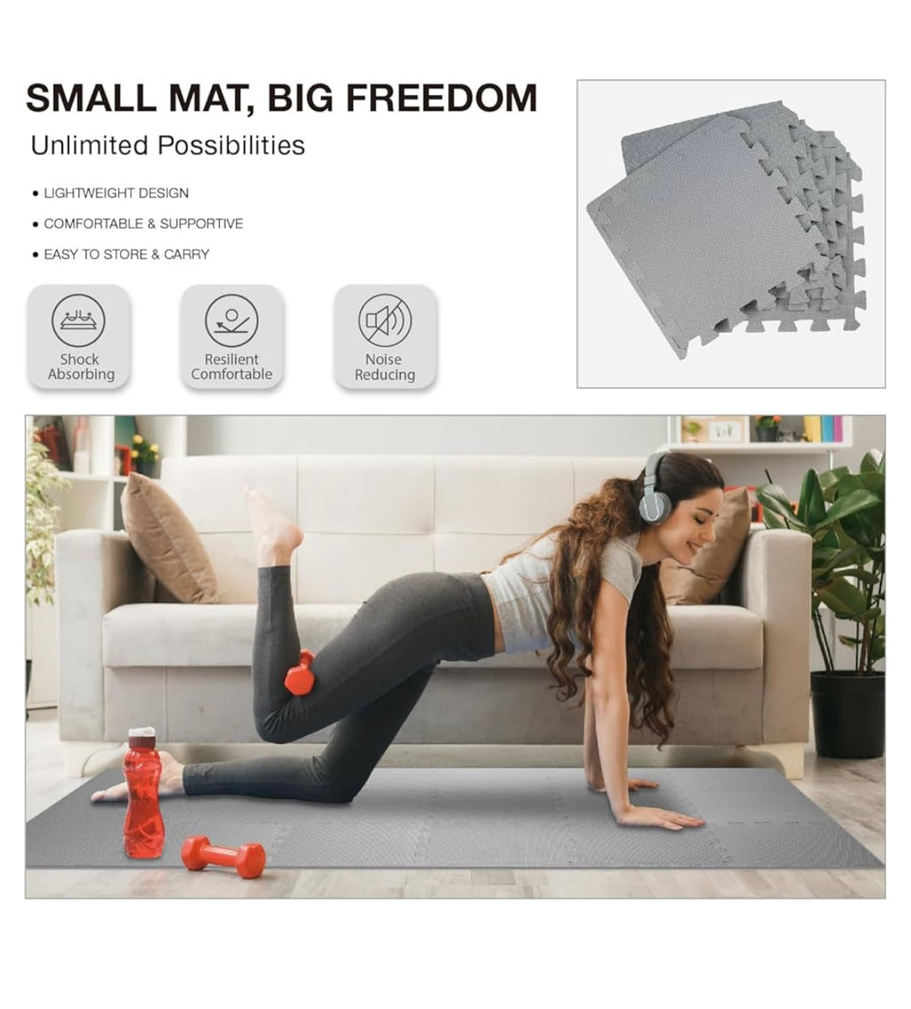Air hop 18 pcs gym floor mat