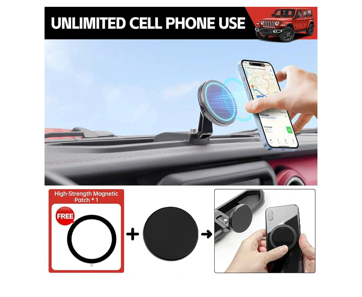 Magnetic phone mount holder