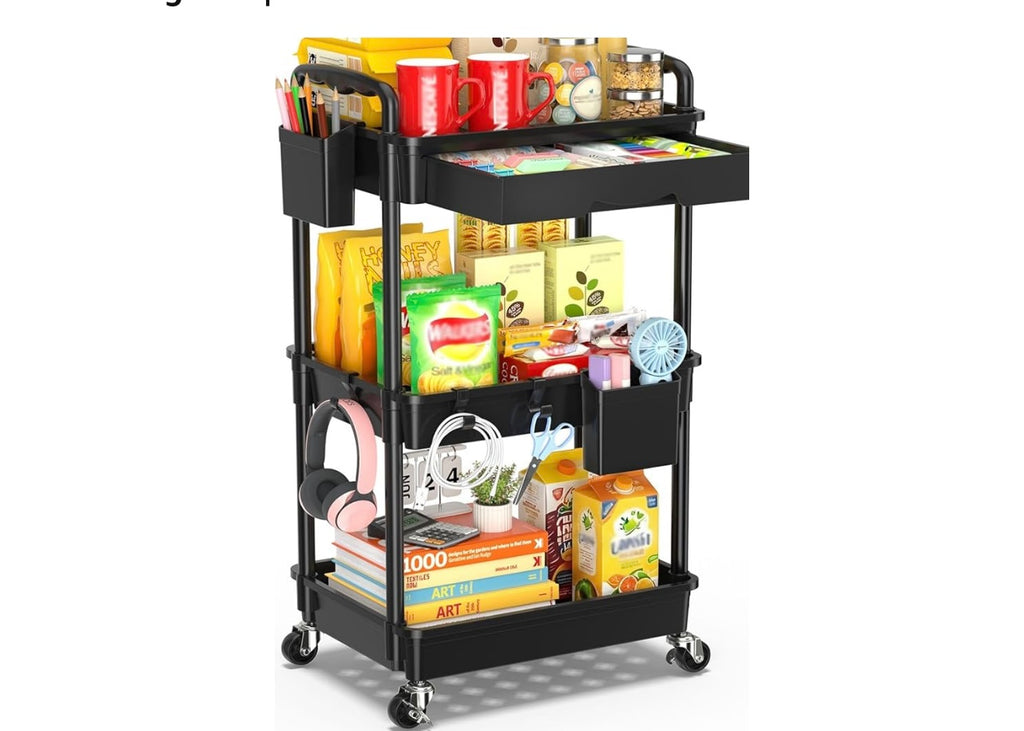 Sunally 3 tier rolling cart.