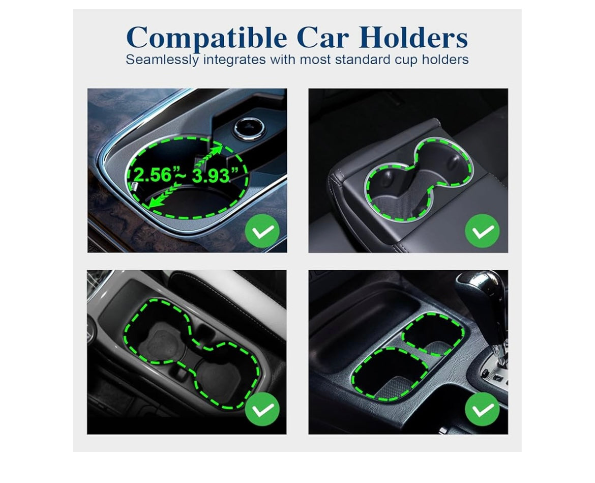 Car cup holder expander