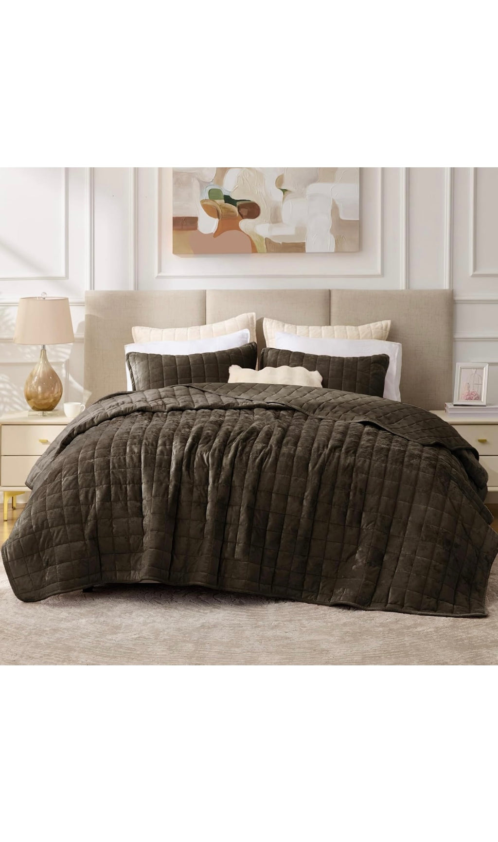 Bedelite velvet quilt luxury velvet comforter