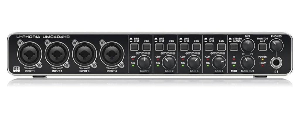 Behringer U-Phoria UMC404HD Audiophile.