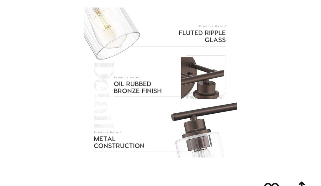 Emlivair 4-light modern vanity light.