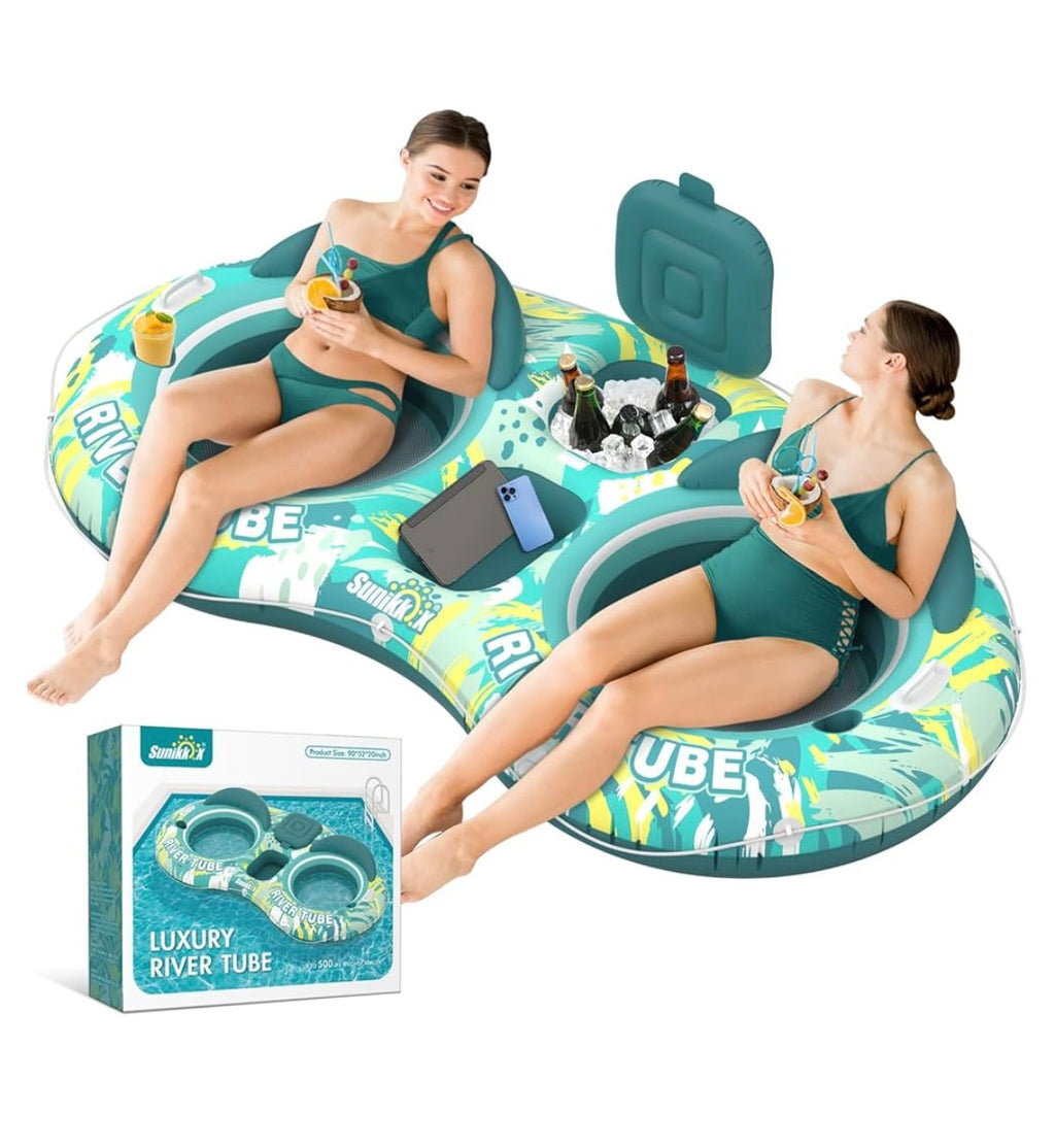 2 person adult heavy duty river tube