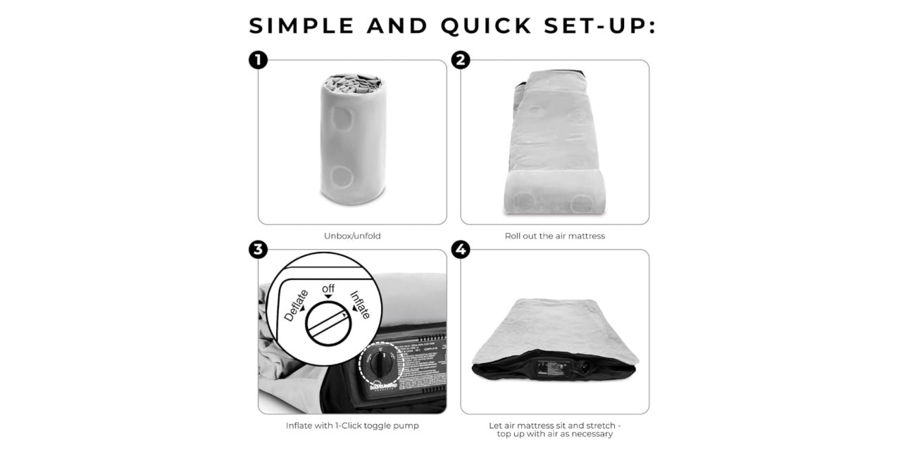Sound asleep Dream Series Air Mattress.