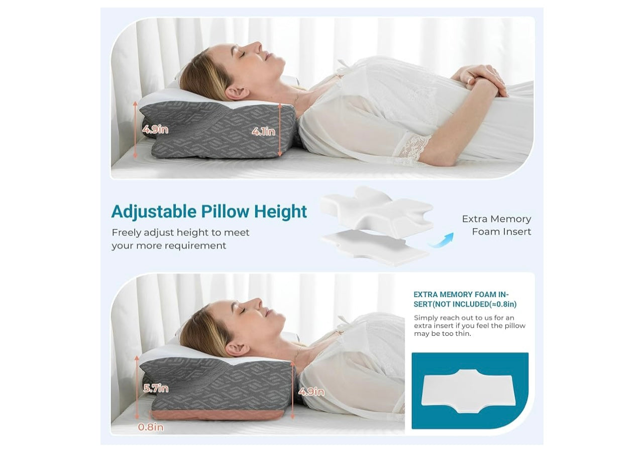 Elviros Cervical Neck Pillow.