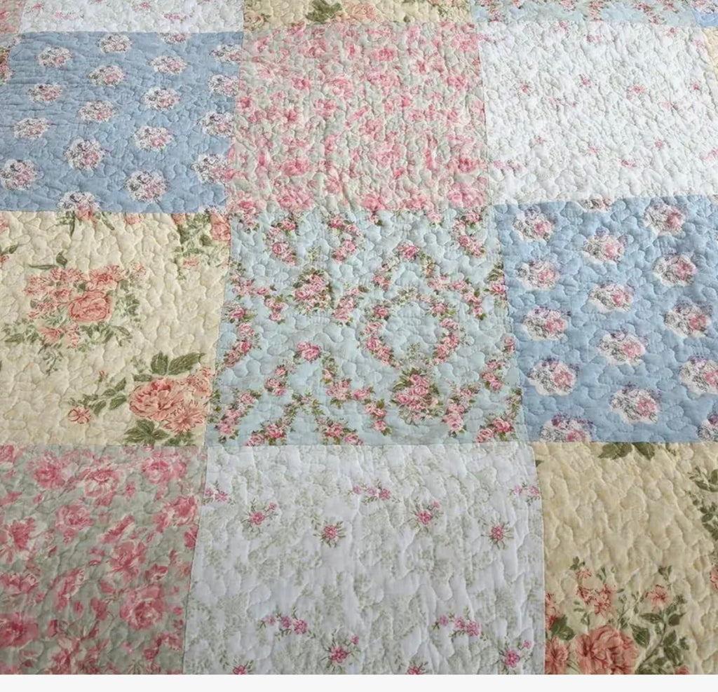 Camandy Cotton Bedspread Quilt bedding set.