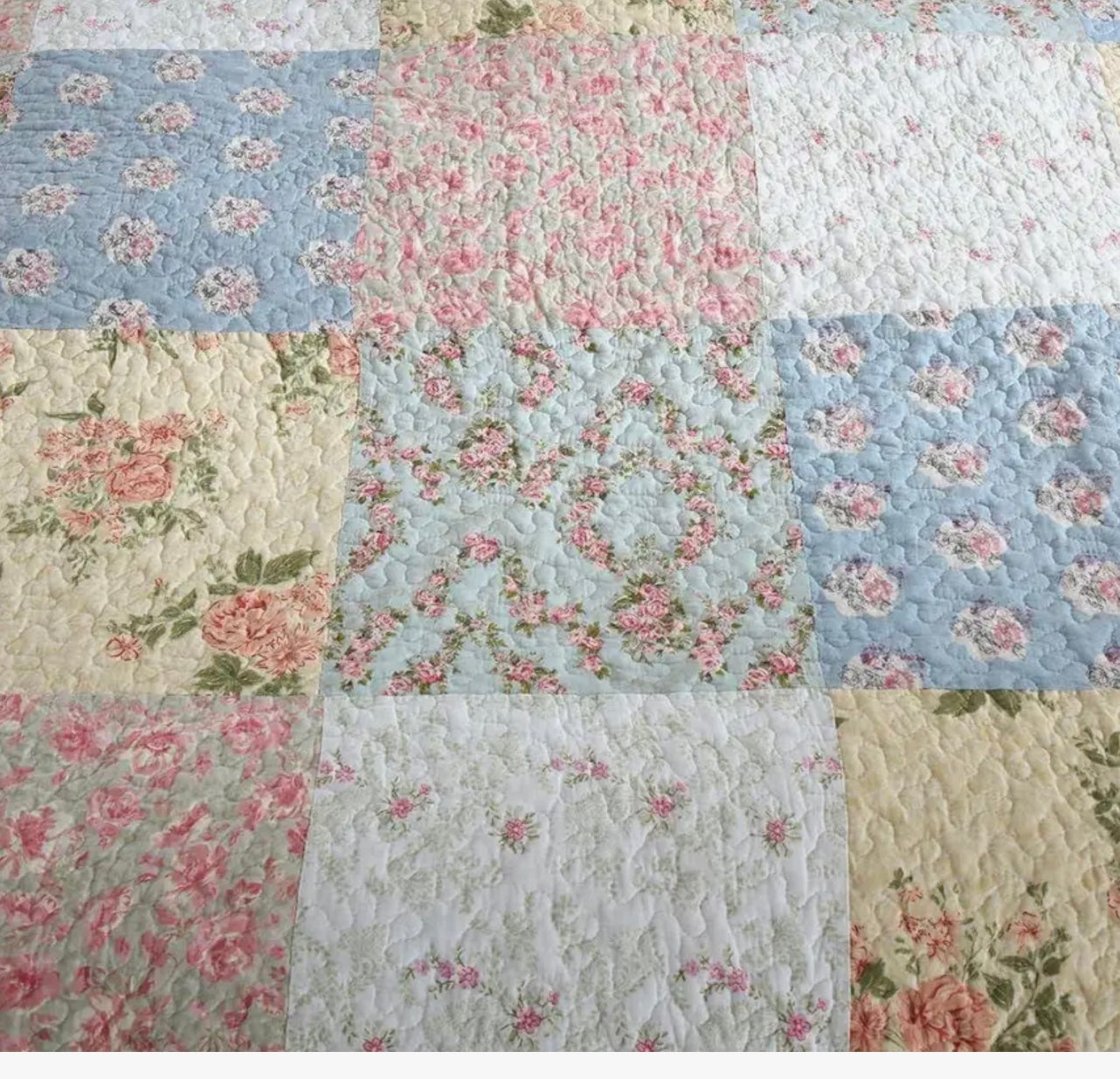 Camandy Cotton Bedspread Quilt bedding set.