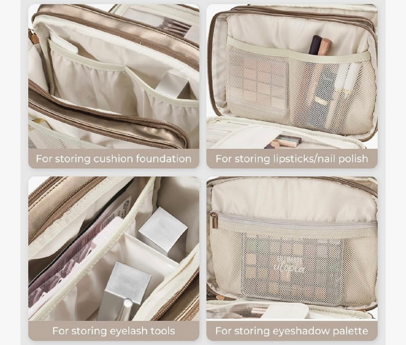 Travel Makeup Bag Women's Large Capacity Cosmetic Portable Organizer