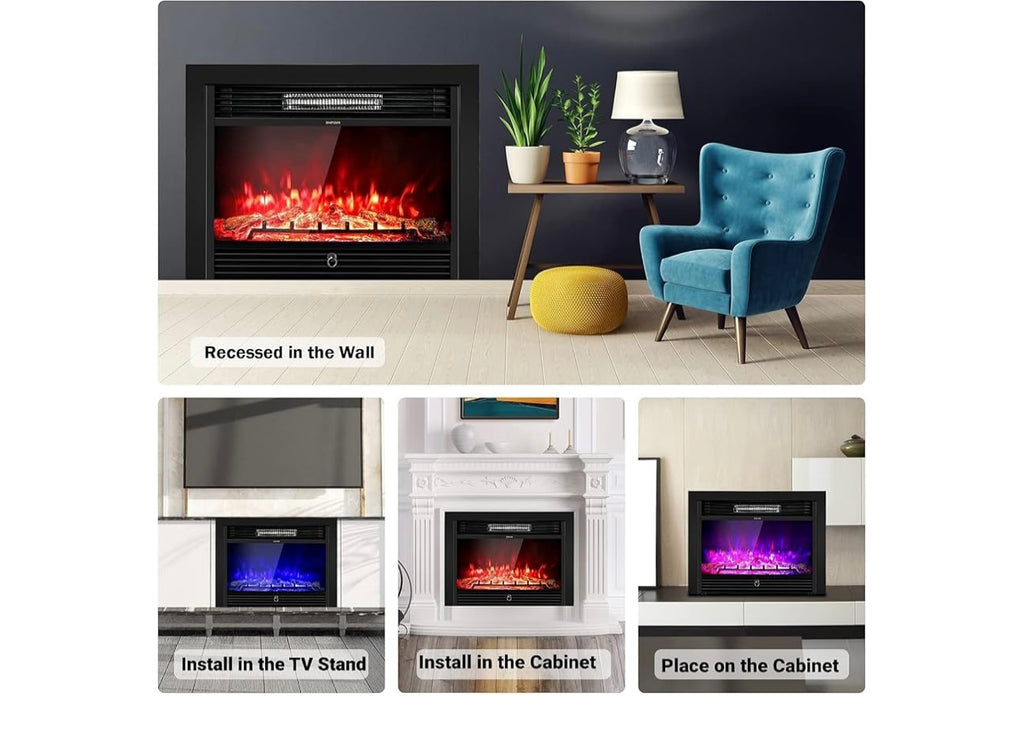 Electric Fireplace Insert. $150 Retail.