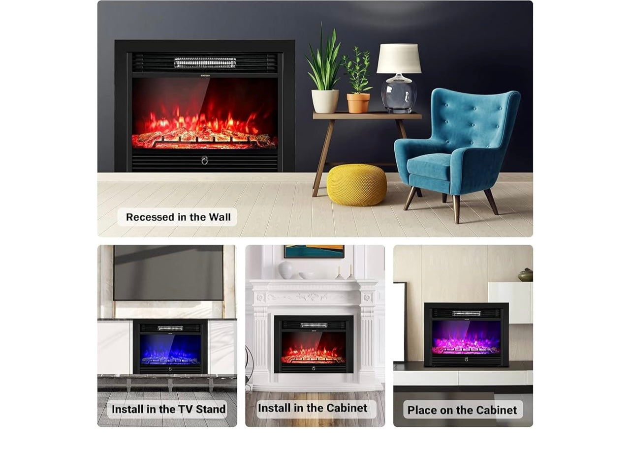 Electric Fireplace Insert. $150 Retail.