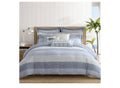 Levtex Home Sand Stripes Blue King/Cal King Comforter Set.