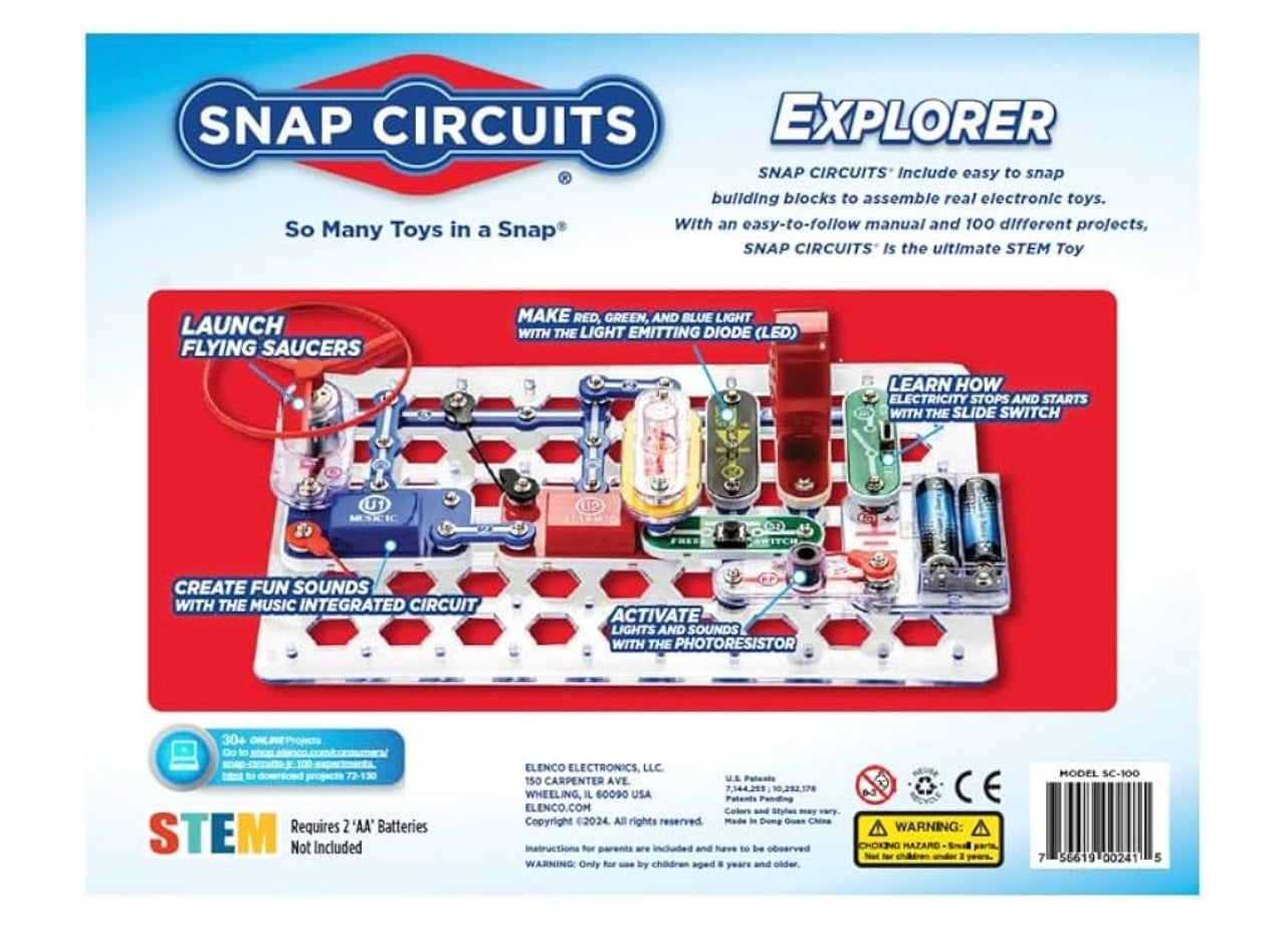 Snap Circuits Explorer 100 Projects.