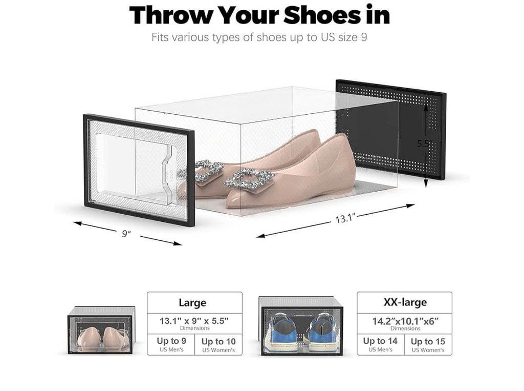 SEE Spring Stackable Shoe Boxes.