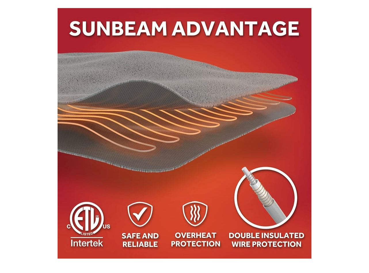 Sunbeam Heated Bedding.
