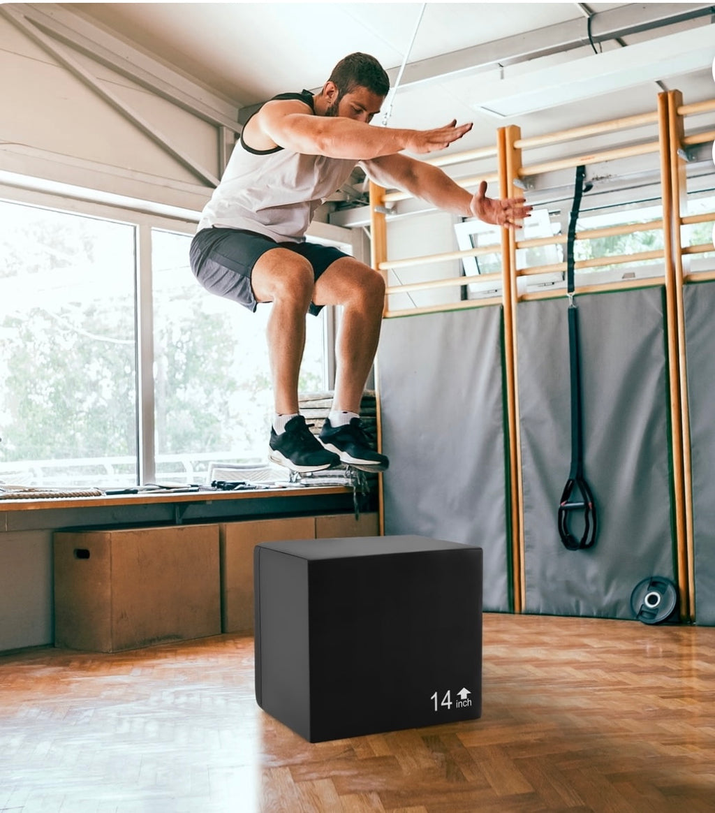 GYMAX Plyometric Jump Box.