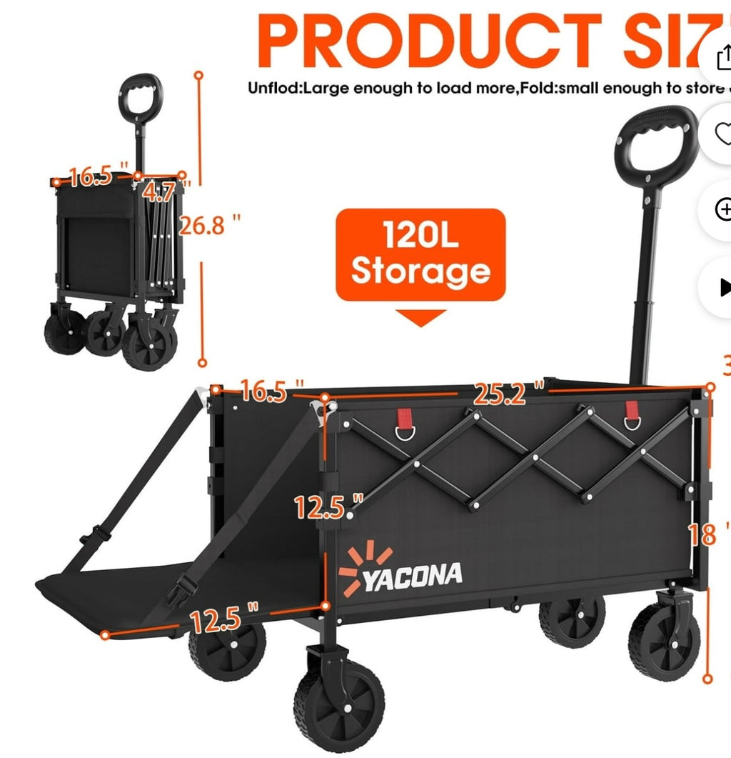 Yacona Collapsible Wagon.