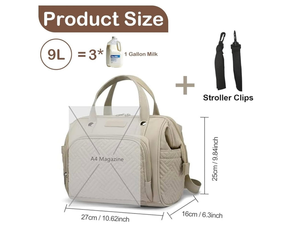Mini diaper bag backpack