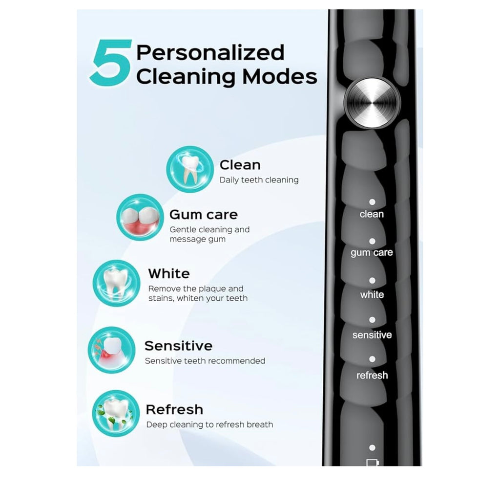 COSLUS 47000 VPM Ultra-Cleaning Electric Toothbrush.