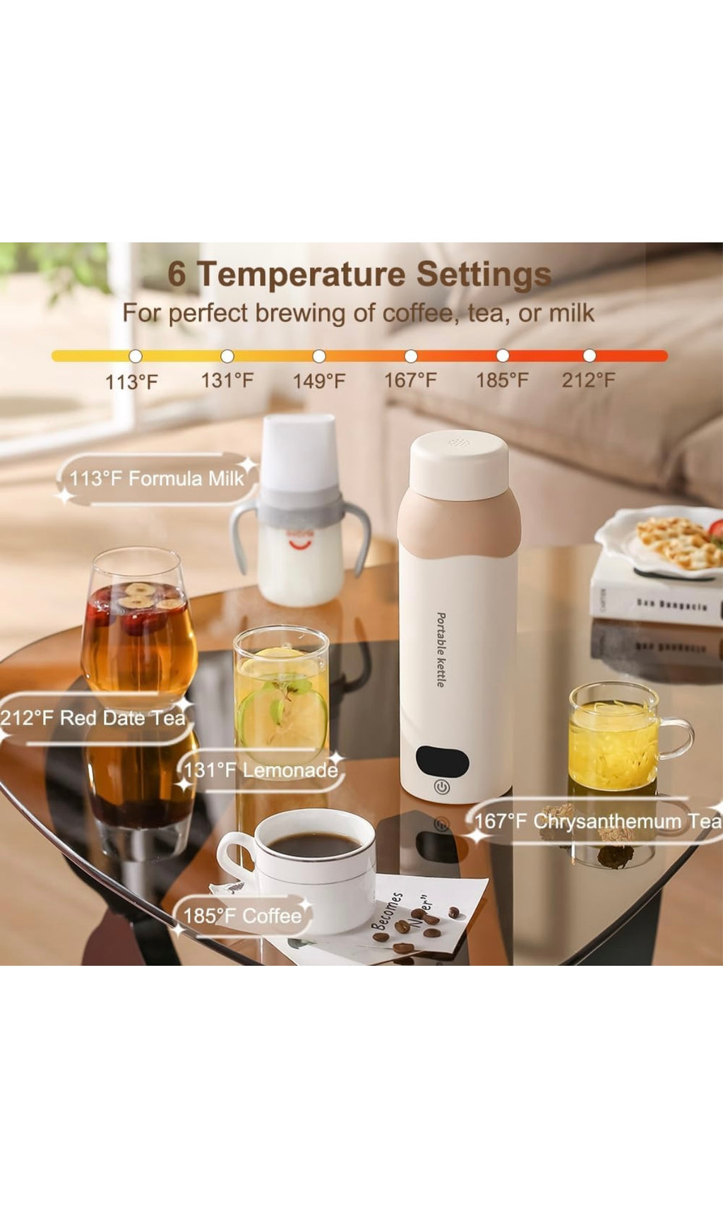 Travel electric kettle