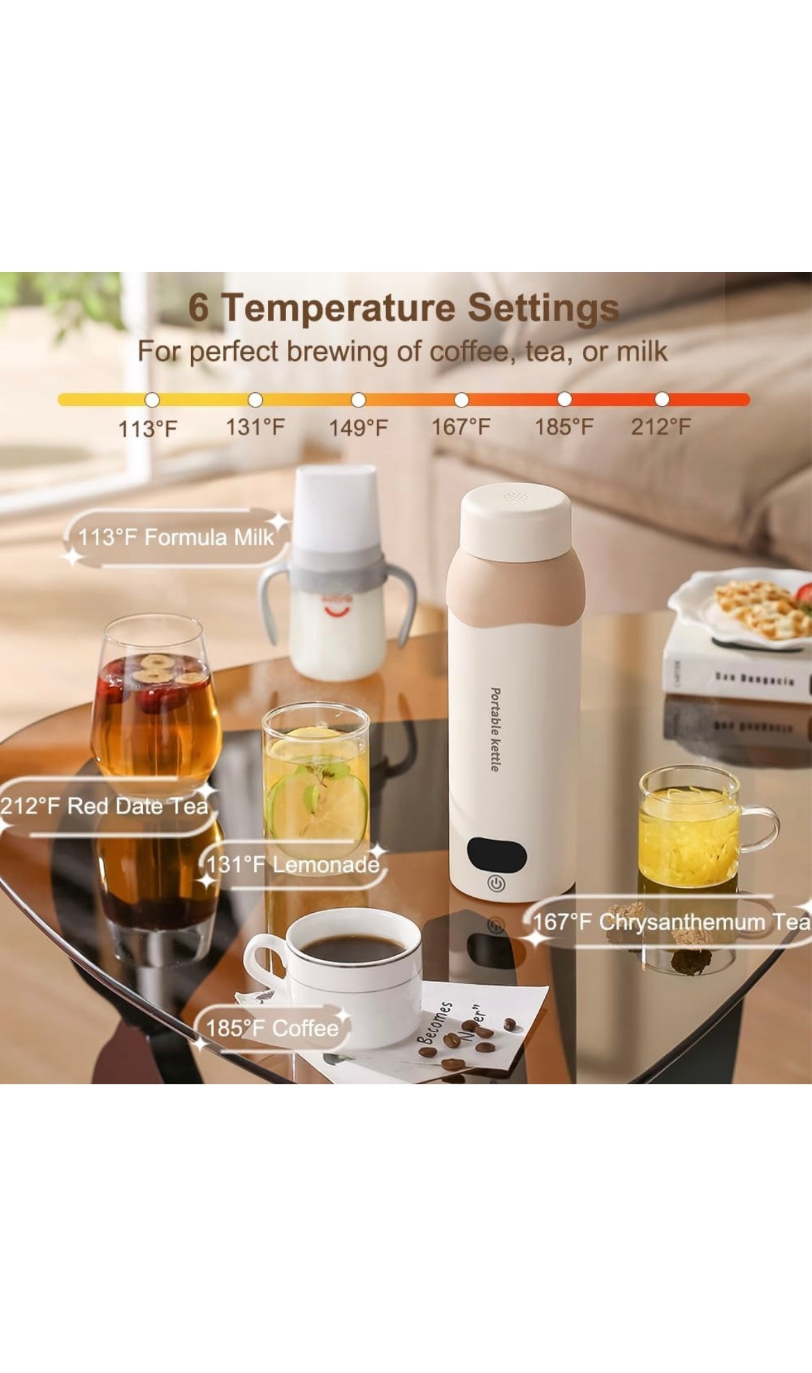 Travel electric kettle
