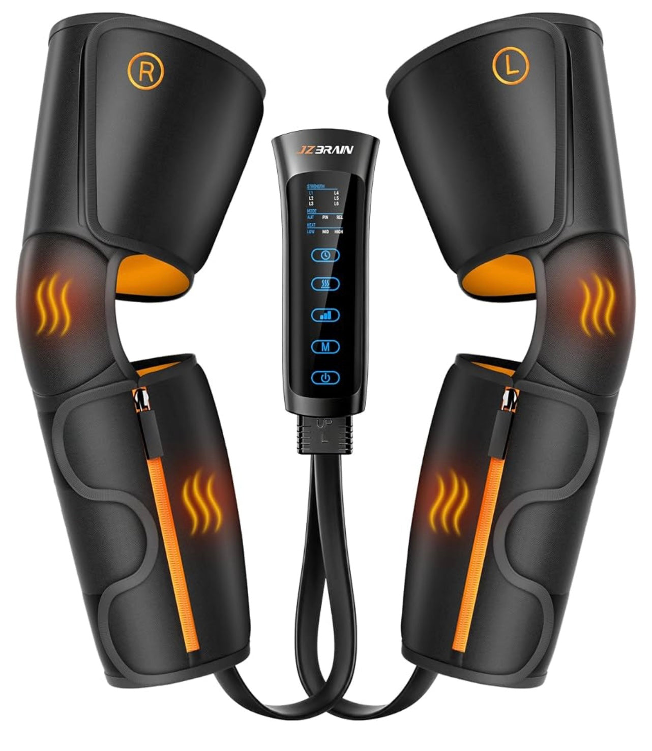 JzBrain Air Compression Leg Massager For Thigh and Calf.