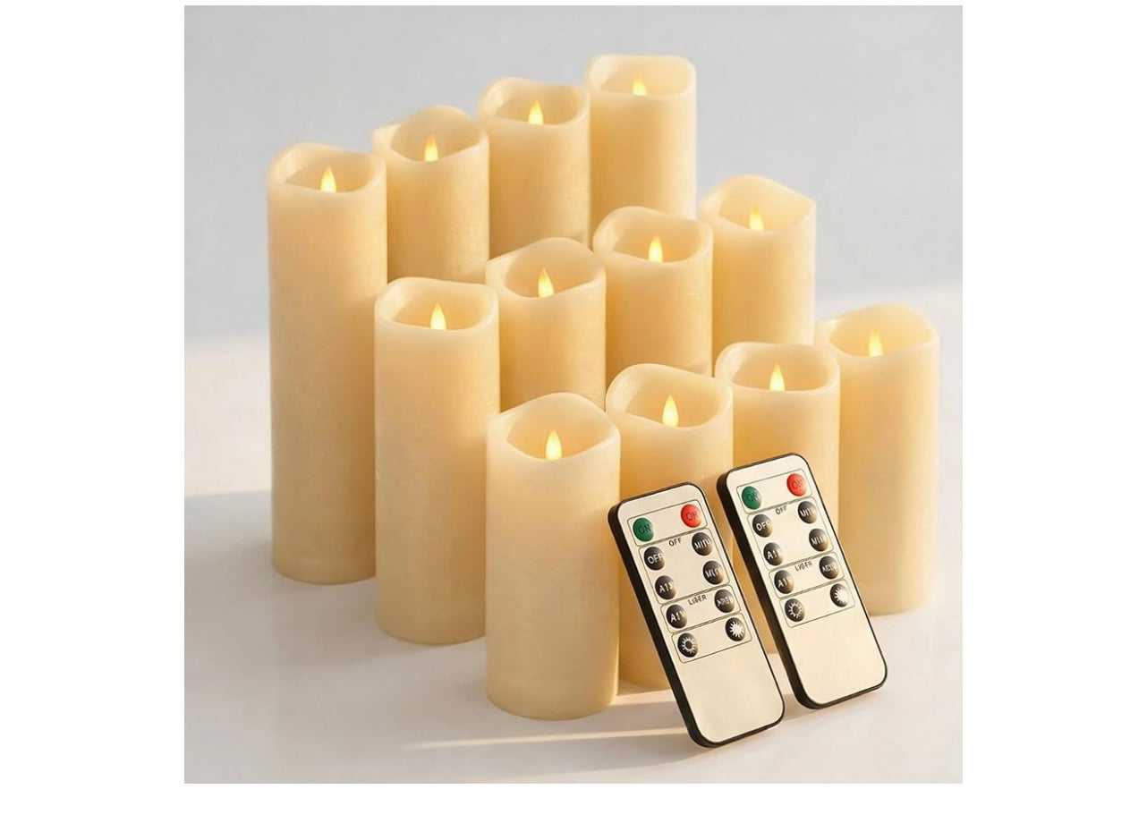 Flameless LED Candles.
