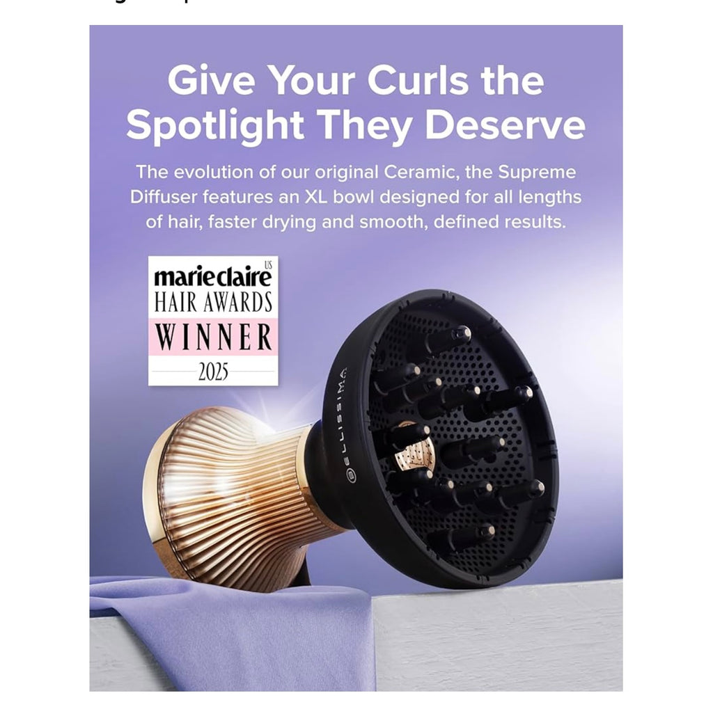 Bellissima Diffon Supreme Diffuser & Curly Hair Dryer.
