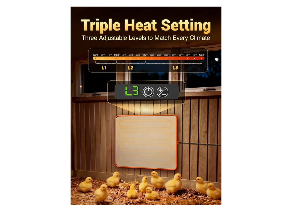 Coop Heater and Chicken Brooder.