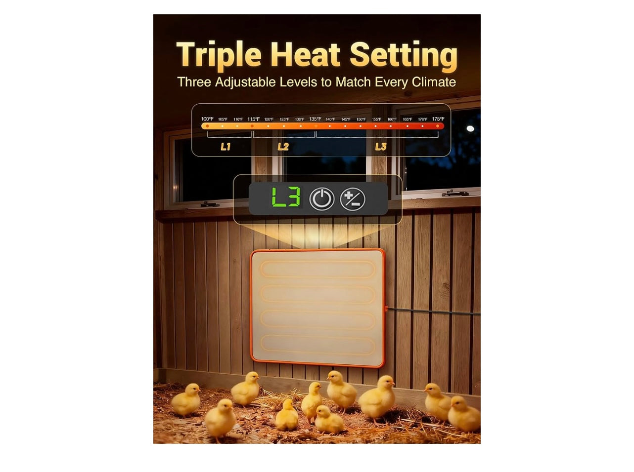 Coop Heater and Chicken Brooder.