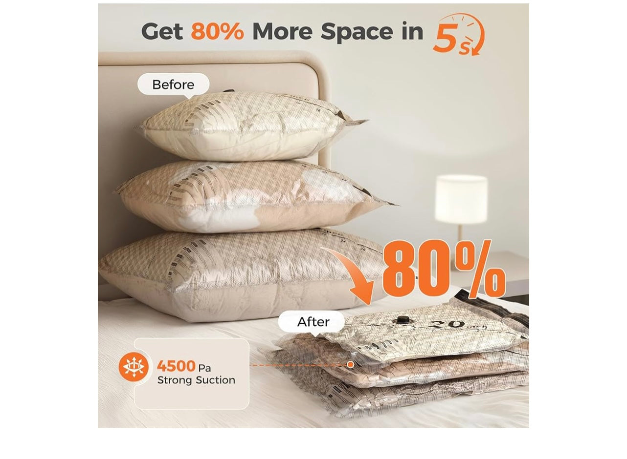 Nicetree 24-pack Vacuum Storage Bags.