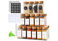 Spice jars with Labels.