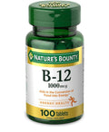 Nature's Bounty Vitamin B12, Supports Energy Metabolism, 1000 mcg, 100 Count. Exp 10/2028.