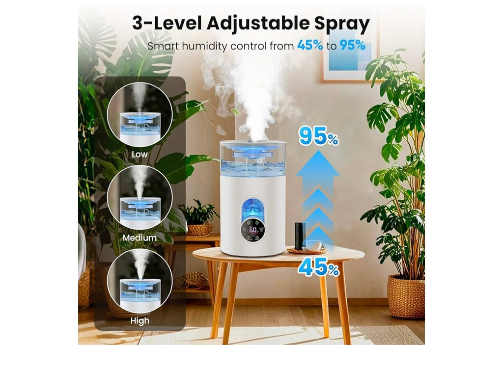 GloryAir 6L Cool and Warm Mist Humidifier.