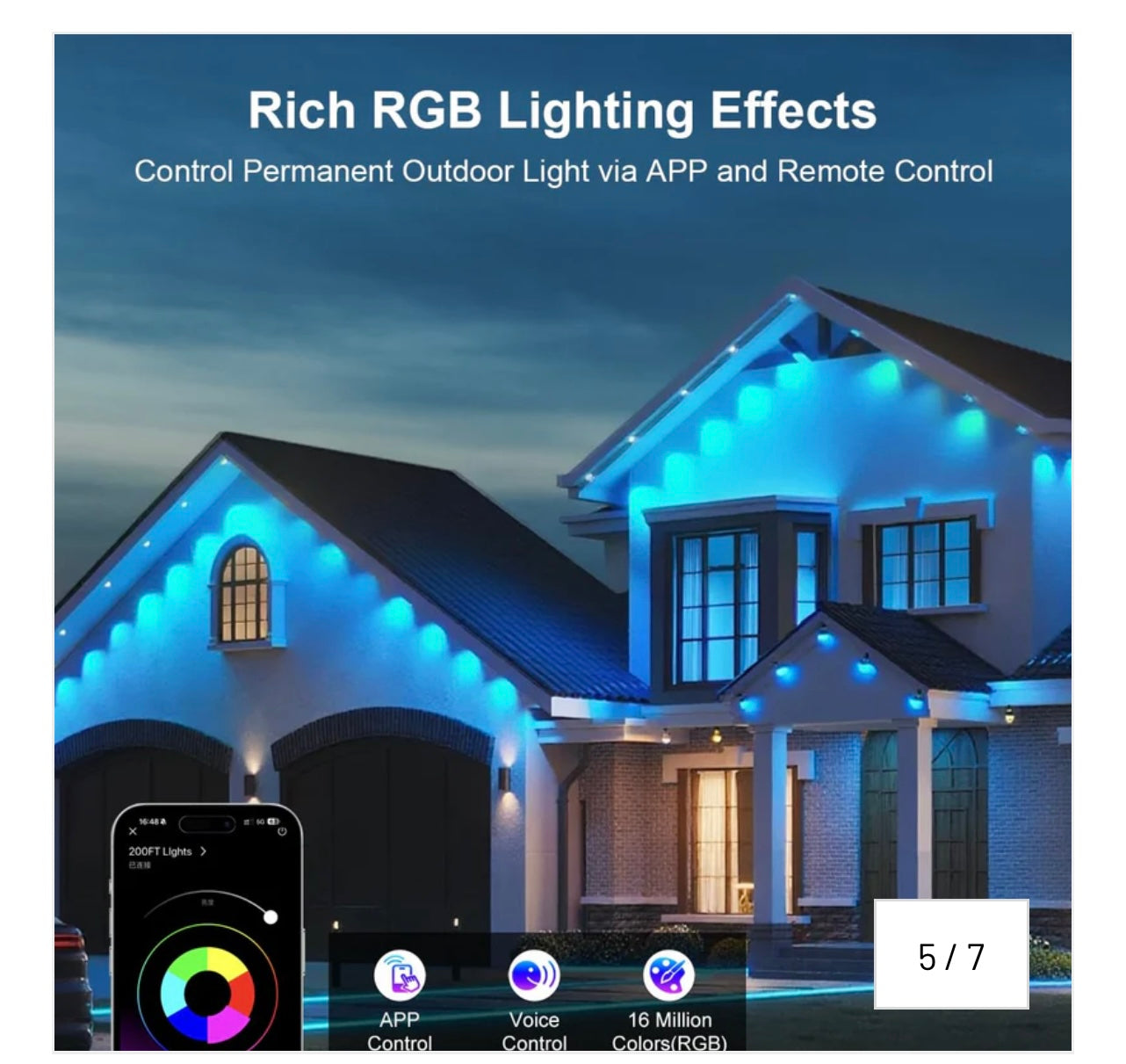 RGB Permanent Outdoor Lights.