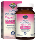 Garden of Life Raw Probiotics Vaginal Care, 50 Billion CFU, 1 Month Supply. Best by 09/2027.