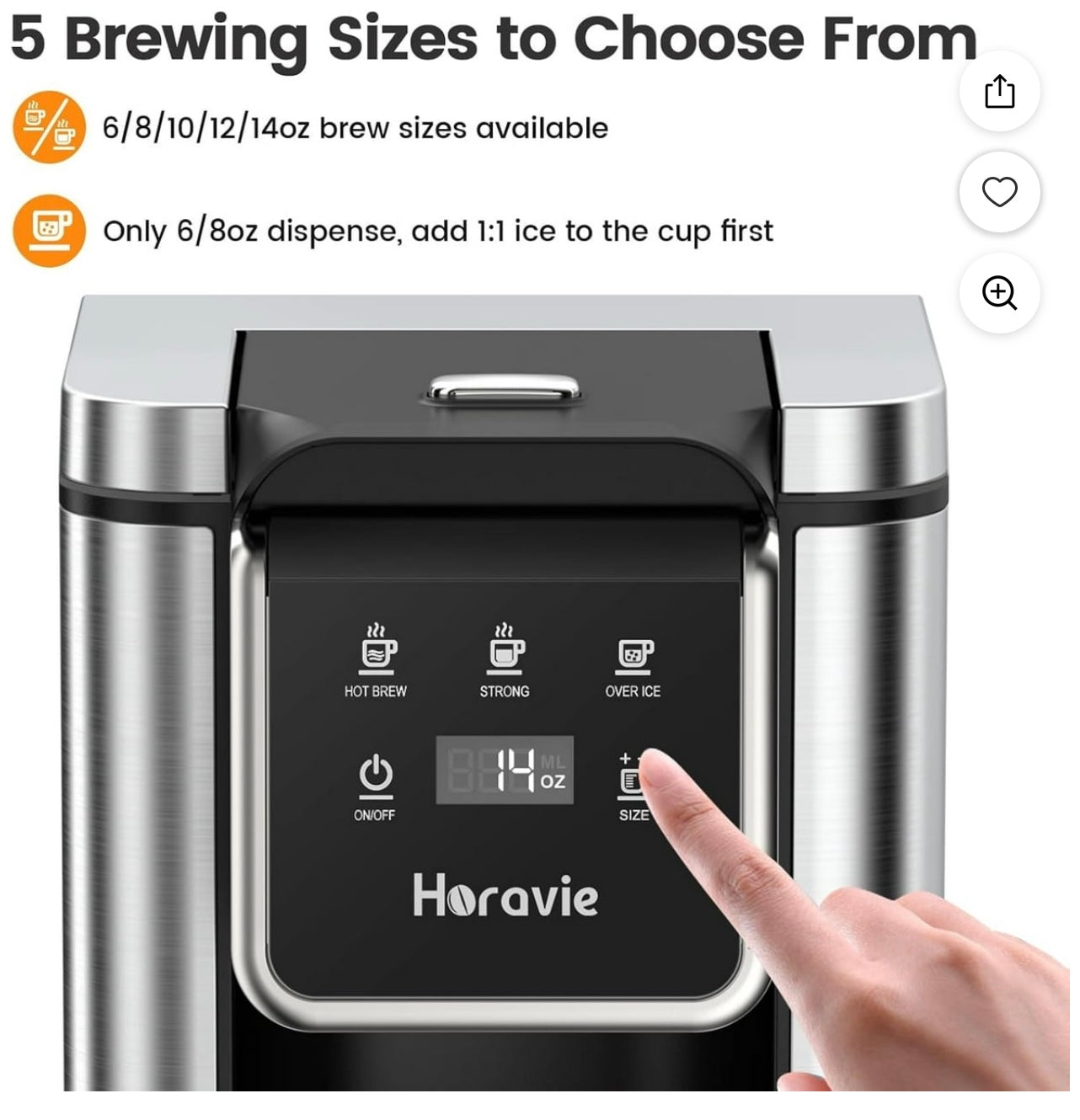 Single serve Coffee Maker.