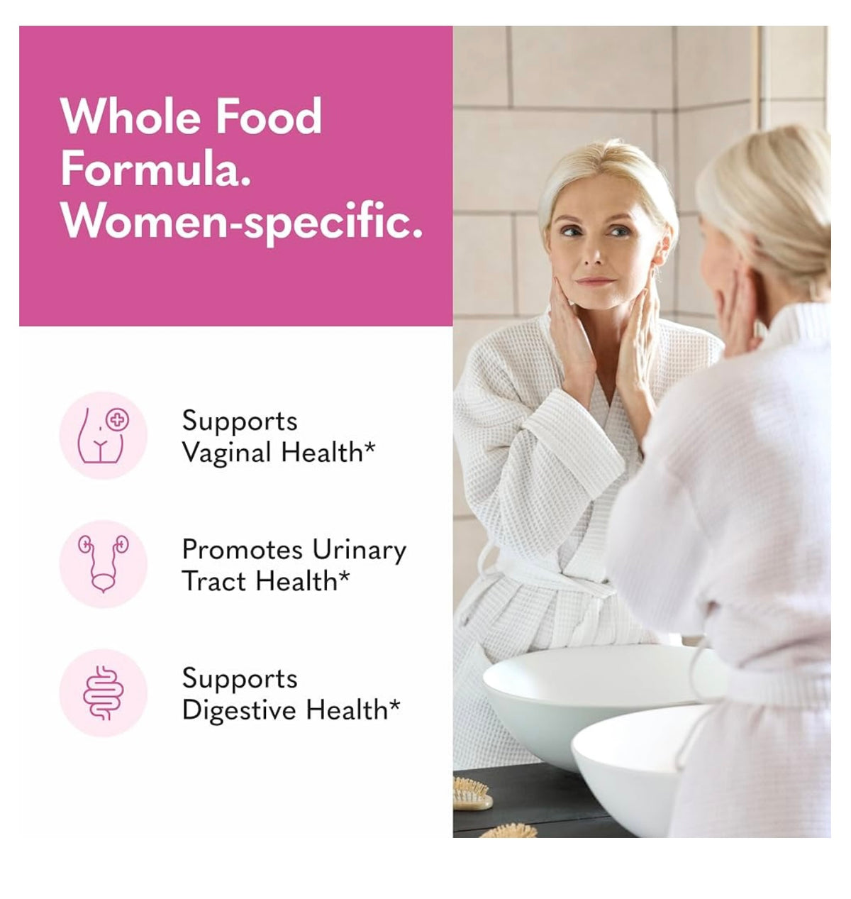 Garden of Life Raw Probiotics Vaginal Care, 50 Billion CFU, 1 Month Supply. Best by 09/2027.