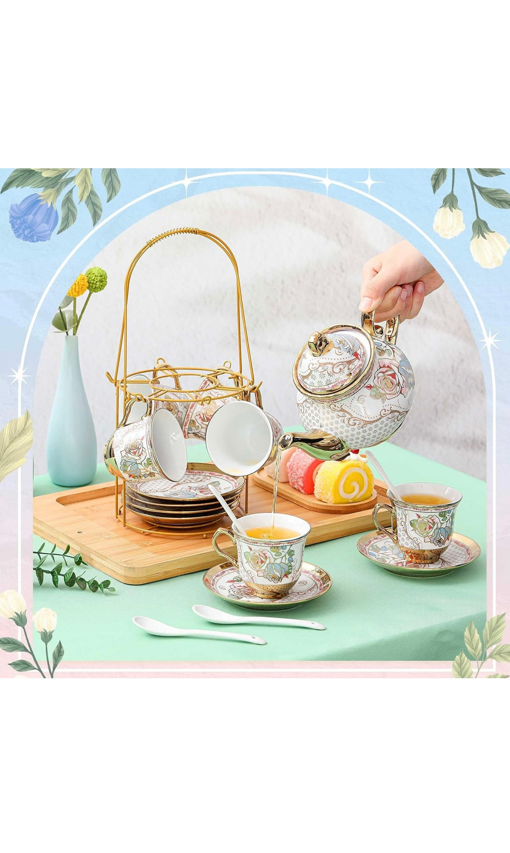 20 pcs porcelain tea set