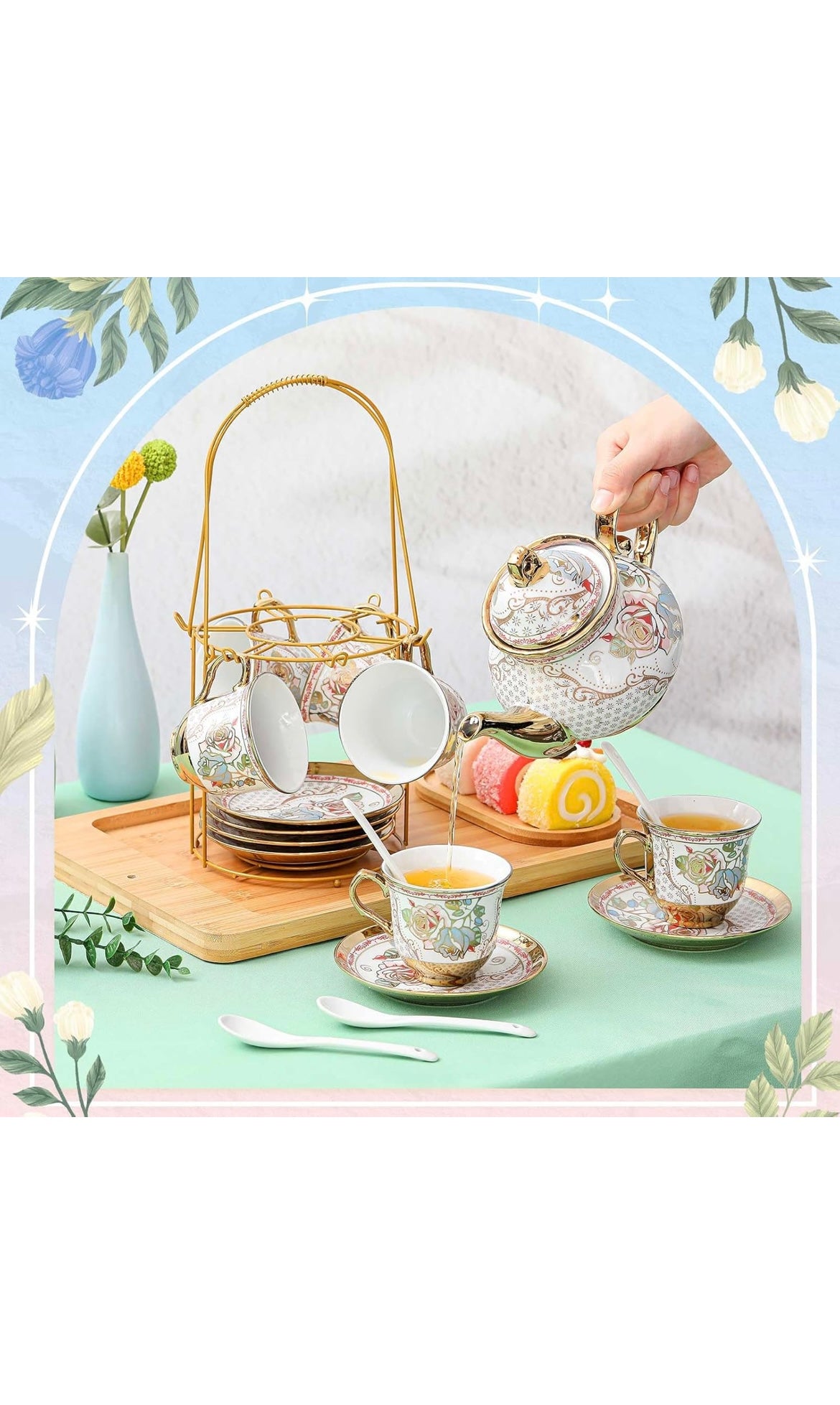 20 pcs porcelain tea set