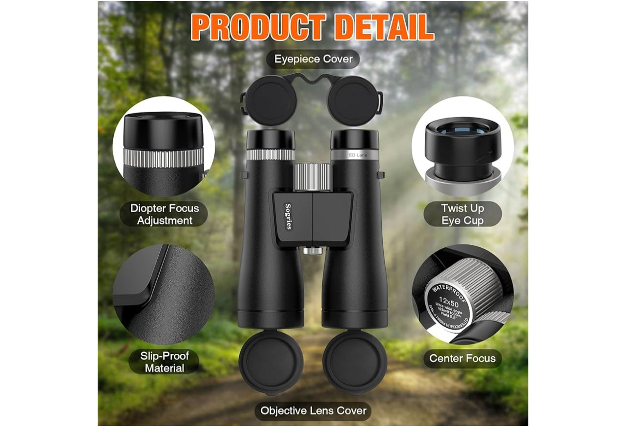 Sogries 12x42 High Quality Binoculars.