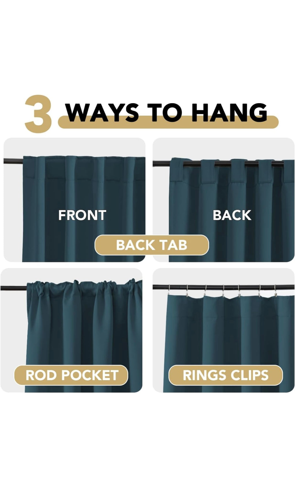 Blackout curtains